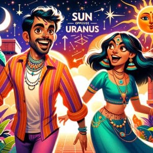 Exploring the Dynamic Energy of Sun Opposite Uranus in Astrology