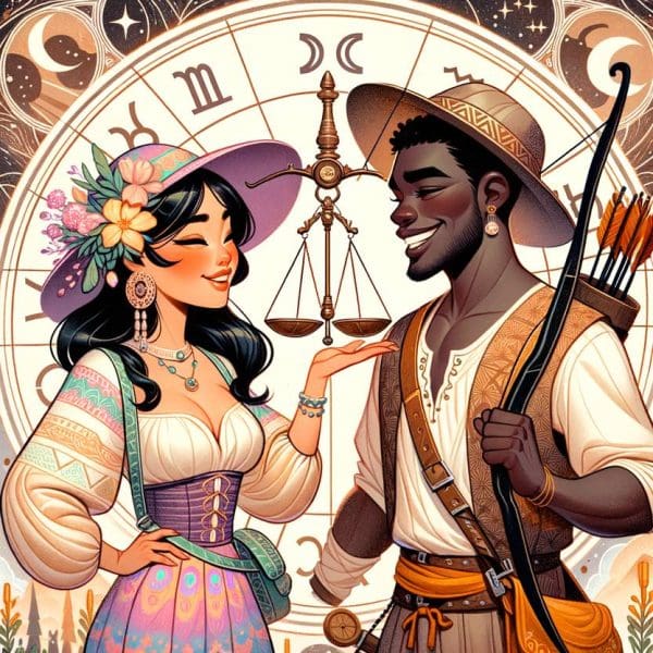 Exploring the Dynamics of Libra and Sagittarius Relationships in Astrology