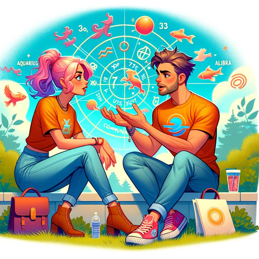 How Does the Aquarius-Libra Trine Affect Communication in the 7th and 3rd Houses?