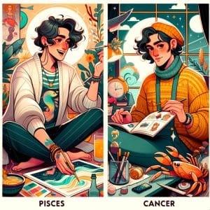 Nurturing the Soul: How Pisces and Cancer Embrace Sensitivity Differently