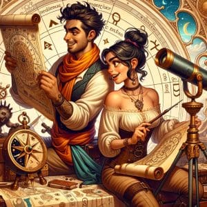 The Cosmic Connection: Natal Chart Insights on 7th House Ruler and 4th House Ruler Conjunction