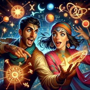 What Cosmic Influences Shape Whirlwind Romances in Astrology?